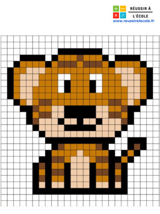 pixel art kawaii animaux
