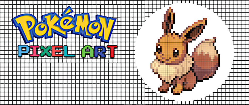 pixel art pokemon evoli
