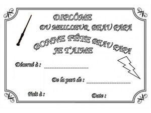 coloriage fete des peres