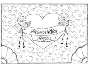 coloriage fête des pères