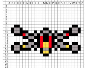 pixel art star wars vaisseau
