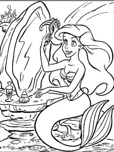 ariel coloriage