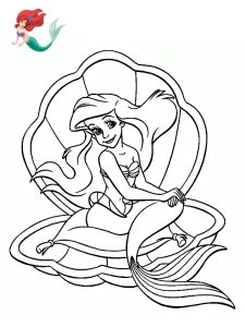 coloriage ariel