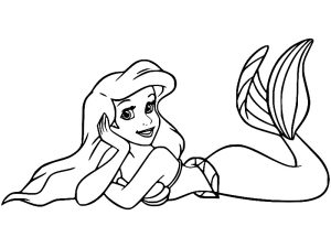 coloriage ariel