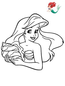 coloriage ariel