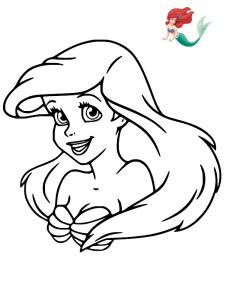 coloriage ariel