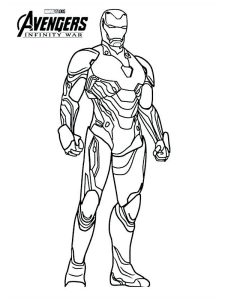 coloriage iron man