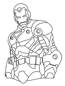 coloriage iron man