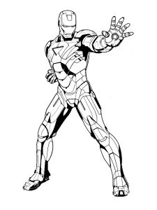 coloriage ironman