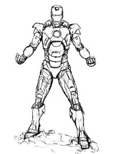 coloriage ironman