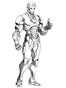 coloriages iron man