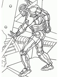 ironman coloriage