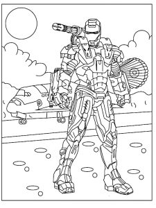 ironman coloriage