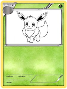 carte pokemon coloriage