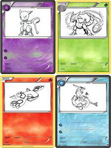 coloriage carte pokémon