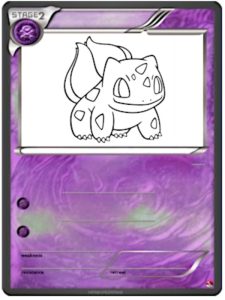 coloriage carte pokémon