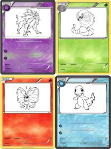 coloriage carte pokemon