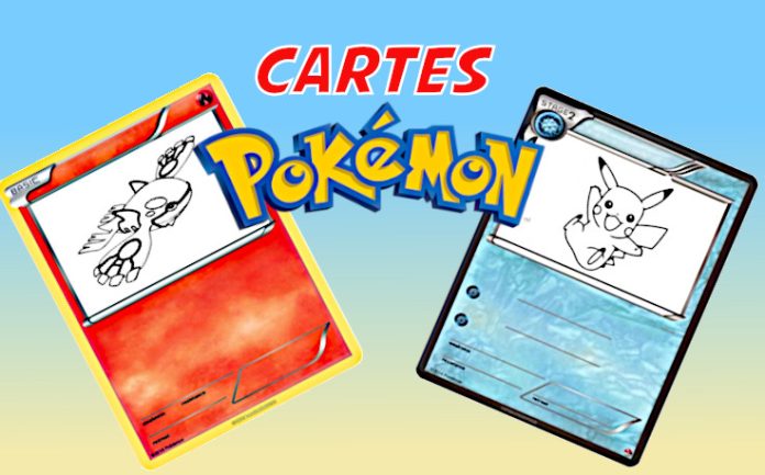 coloriage carte pokemon