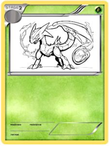 coloriage carte pokemon a colorier