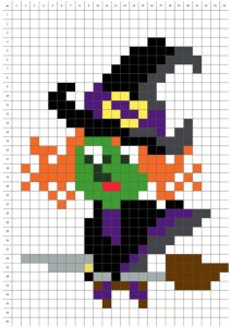 halloween pixel art