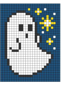 pixel art halloween