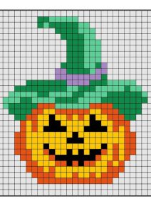 pixel art halloween