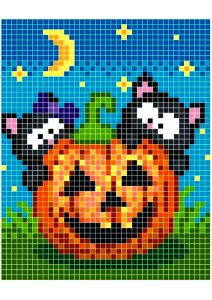 pixel art halloween