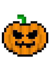 pixel art halloween