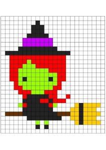 pixel art halloween