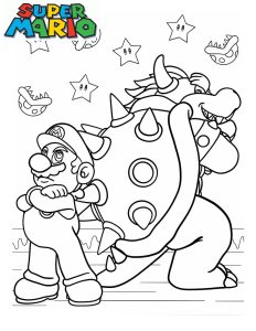 bowser coloriage