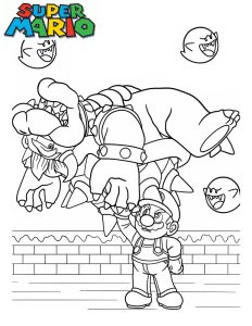 bowser coloriage