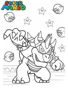 coloriage bowser