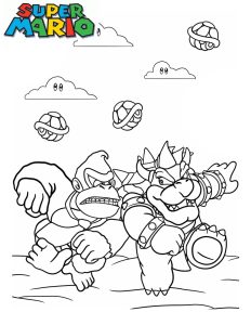 coloriage bowser