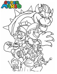 coloriage bowser fury