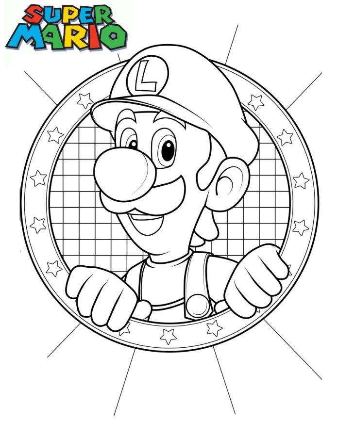 Coloriage Luigi Dessins Imprimer