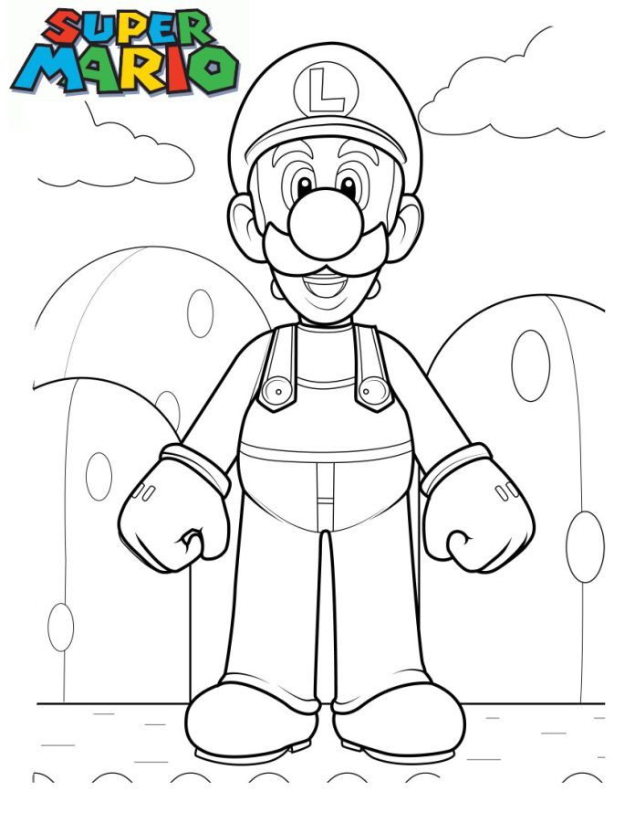 Coloriage Luigi Dessins Imprimer