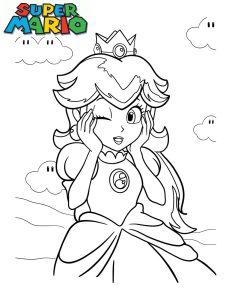 coloriage peach