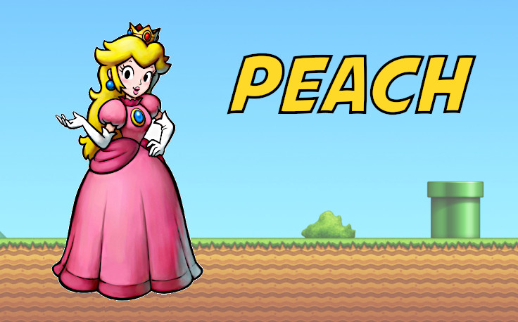 coloriage peach