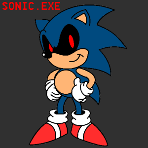 coloriage sonic exe