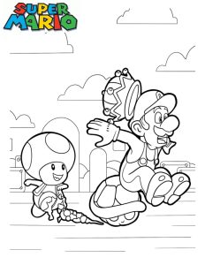 coloriage toad