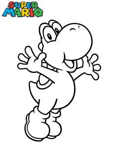 coloriage yoshi