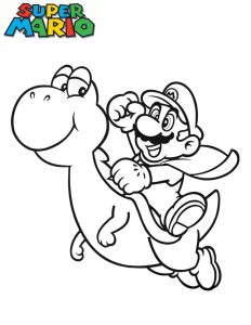 coloriage yoshi