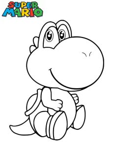 coloriage yoshi