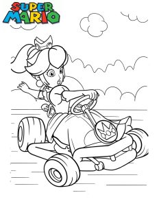 coloriages princesse peach