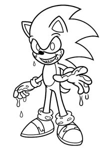 dessin sonic exe