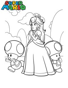 peach coloriage