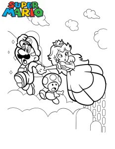 peach coloriage