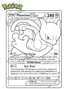 coloriage mewtwo pokemon