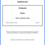 brevet 2023 sujet francais