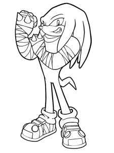 sonic knuckles dessin